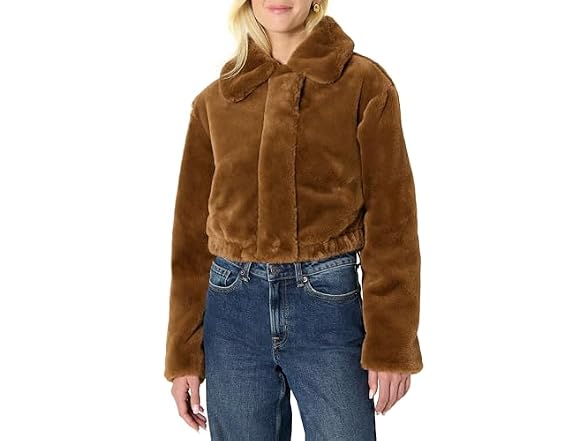 Amazon Essentials Women's Faux Fur Jacket (XS)