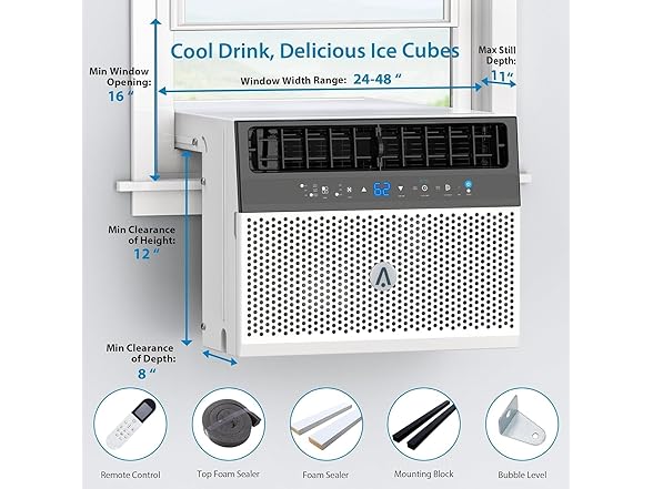 dainslef Window Air Conditioner - 6,000BTU