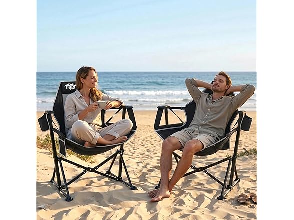 Black Hammock Camping Chair