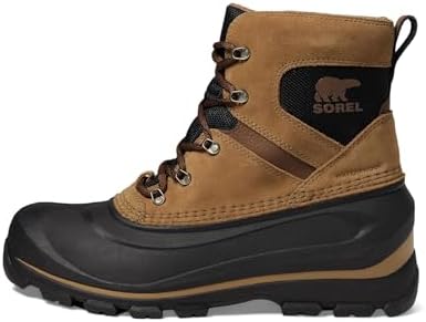 SOREL Men's Buxton Lace Waterproof Boot - Delta, Black - 9.5