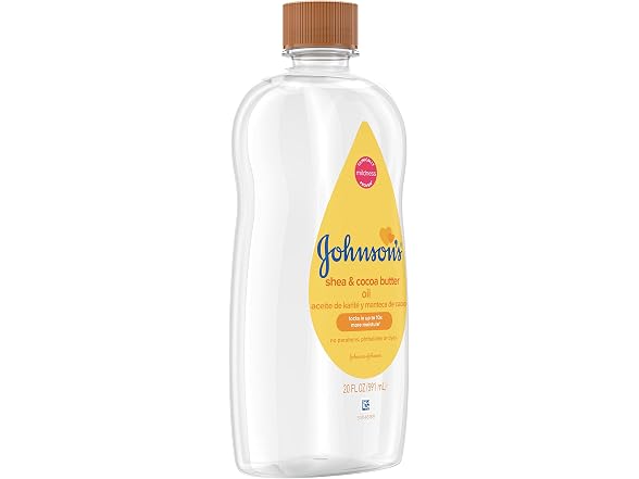 Johnsons Baby Oil Shea and Cocoa Butter 20 fl oz