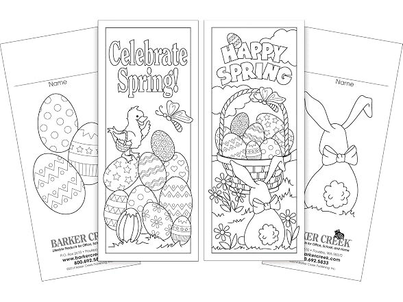 Barker Creek Bookmark Set, Color Me!