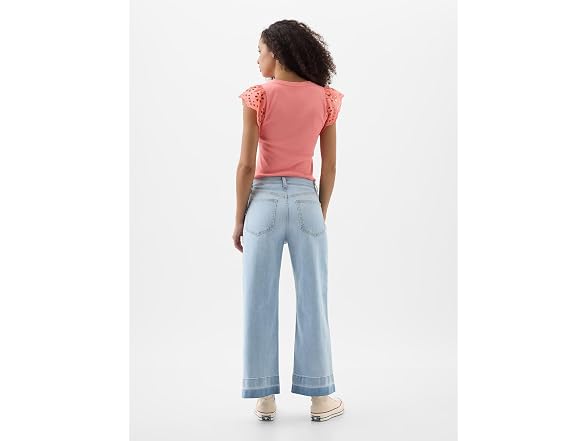 GAP Women High Rise Wide Leg Jeans