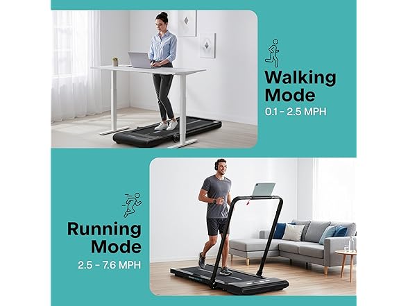 SereneLife Foldable Treadmill & Walking Pad