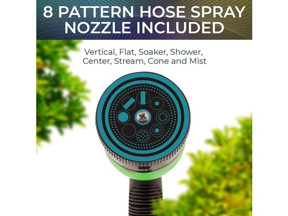 2-Pack 25ft Expandable Hose w/ Nozzle