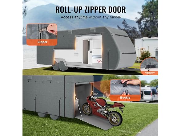 Travel Trailer Cover, 28-31 ft RV Cover, Top