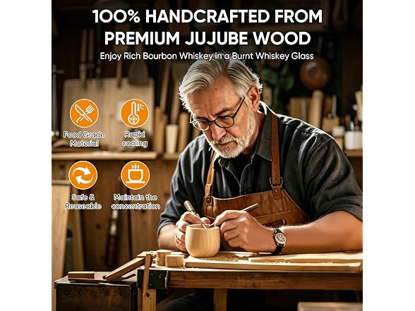 Upgraded Charred Wooden Bourbon