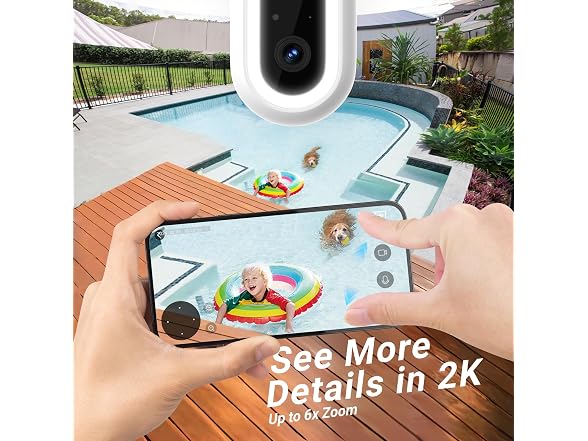 2K Solar Security Cameras Wireless
