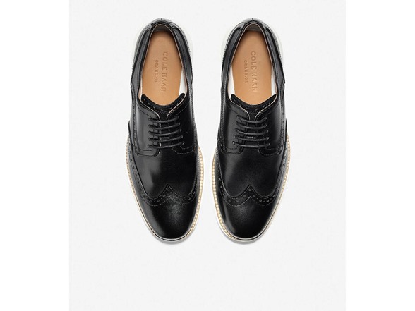 Black Leather/White