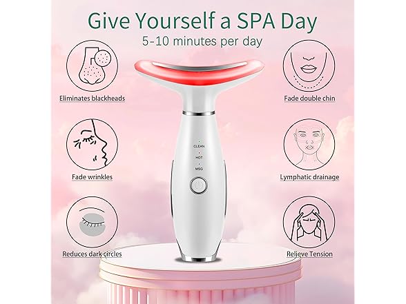 XMXW 7 Color Facial Massager