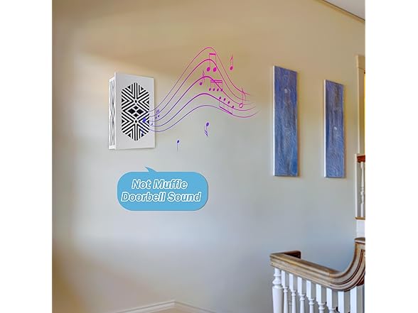 Decorative Doorbell Chime Box White