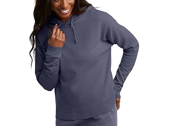Hanes Women Originals Garment Hoodie - Gallery 6