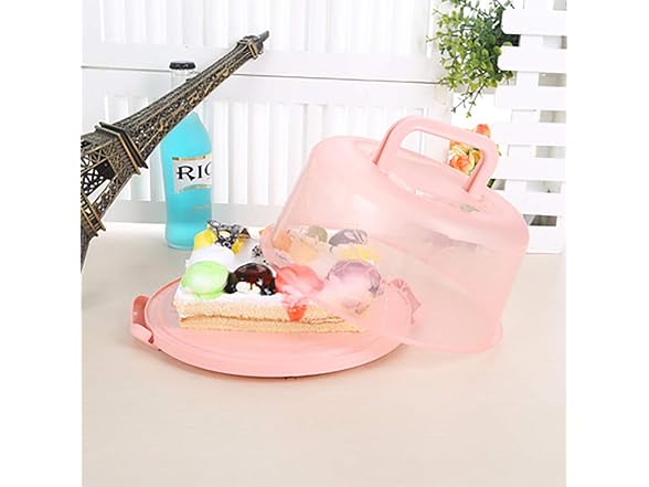 Cake Carrier with Handle 9" Cake Keeper Round Cheesecake Carrier 