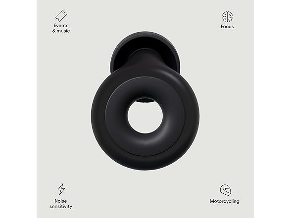 Loop Experience Plus Earplugs Black
