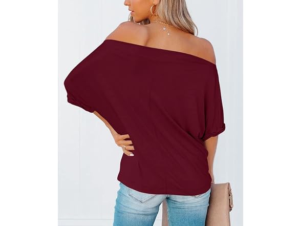 Revetro Women (S) Sexy Short Sleeve Plain Tee Tops