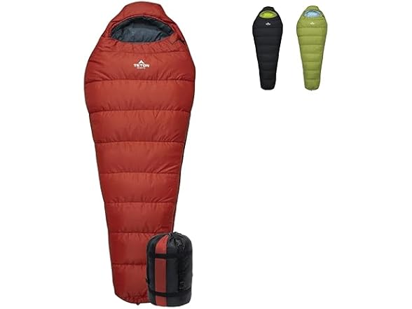 TETON LEEF Mummy 20F Short Sleeping Bag
