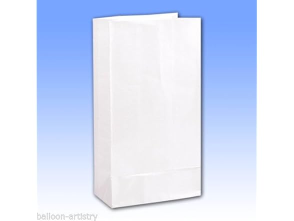 Unique Industries White Paper Party Bags, Pack of 12
