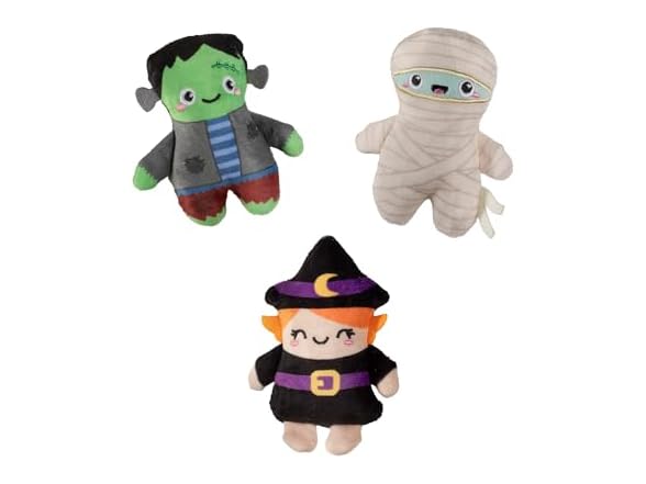 Fringe Studio Pet Toy, Ghouls Wanna Have Fun Plush Dog