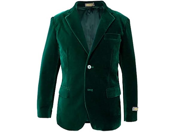 Spring Notion Boys (3) Boys' Emerald Velvet Blazer