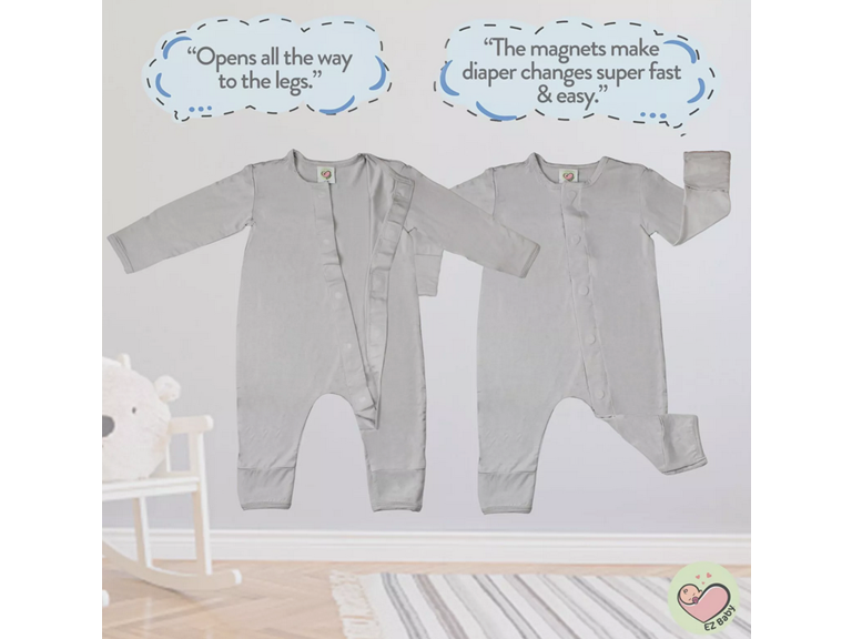 EZ Baby Magnetic Easy to Close Pajamas