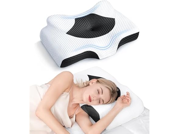 Osteo W0012 Cervical Bed Pillow for Neck Pain Relief