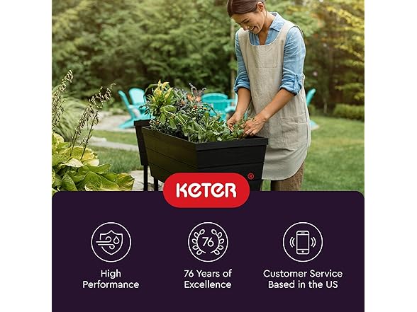 Keter Urban Bloomer Raised Garden Bed
