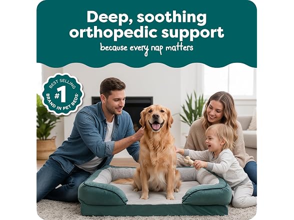 FurHaven Orthopedic Dog Bed, Sofa- Style