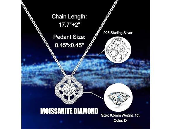 GlmrngDQ Four Leaf Pendant