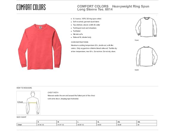Comfort Colors Women's (L) Adult Long Sleeve Tee