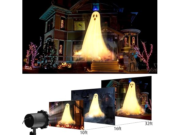 Nagudenfo Waterproof Ghost Projector