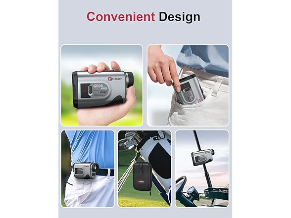 Golf Rangefinder with Slope,7X 1300Yards