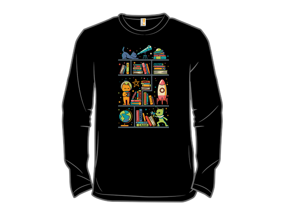 Sci-Fi Funny Bookshelf