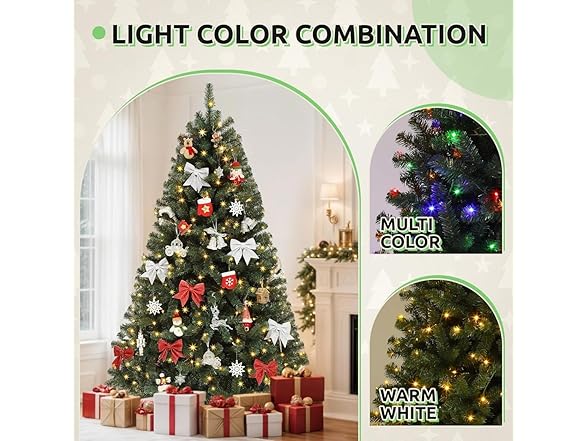 KISIQI 7.5 Feet Christmas Tree