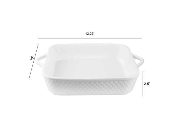 Le Regalo 10 Stoneware Square Baker