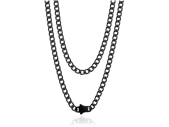 MISWOYI Cuban Link Chain 18"