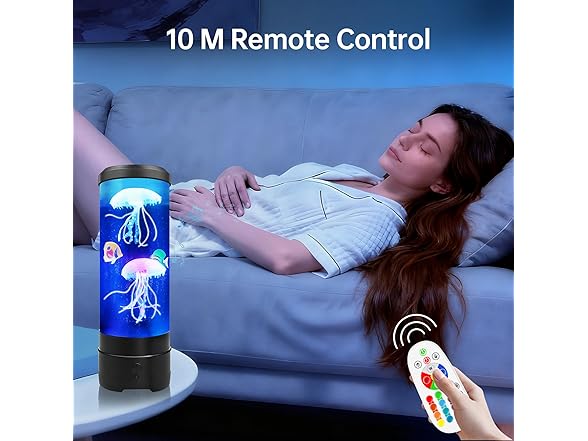 BravSco Jellyfish Lamp With Bluetooth Speaker