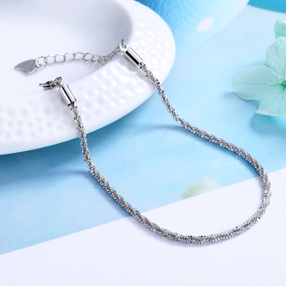 14K White Gold Roc Chain Bracelet - Gallery 4