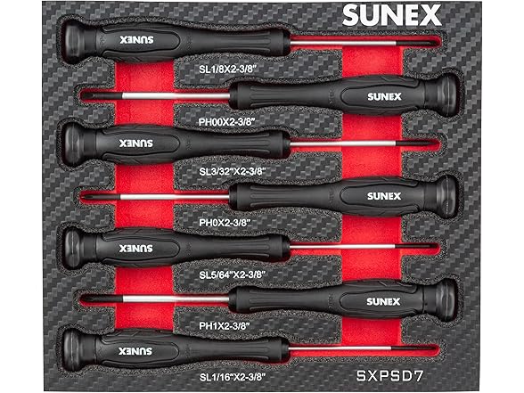 Sunex Tools SUNEX TOOLS SXPSD7 Precision Phillips® & S