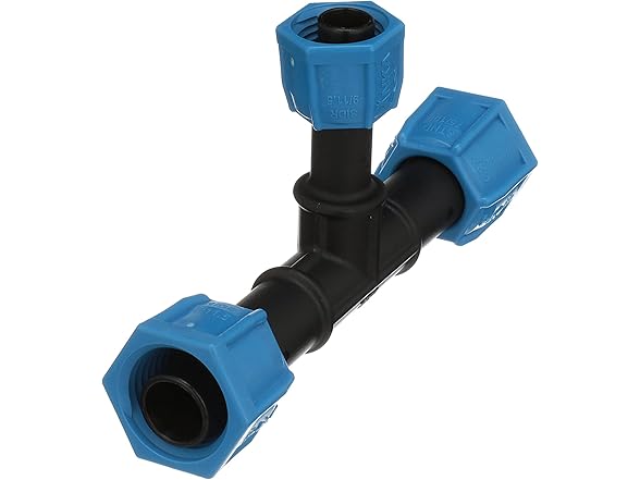 Watts 3/4" Poly-Pipe Tee, Black