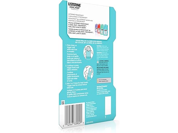 Listerine Pocketmist, Cool Mint