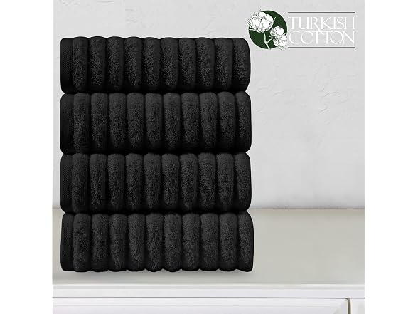 Elegant Comfort Luxury 100% Turkish Cotton 4 Pk Hand Towel