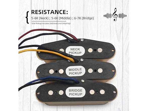 MAXCHEER Guitar Alnico 5 Strat Pickup