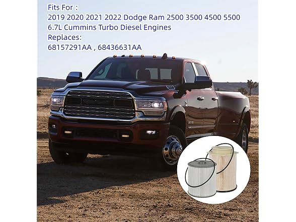 VEYDAMI VEYDAMI 6.7L Cummins Fuel Filter Water S