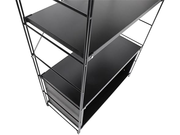 LeisureMod Brentwood 4-Shelves Bookcase