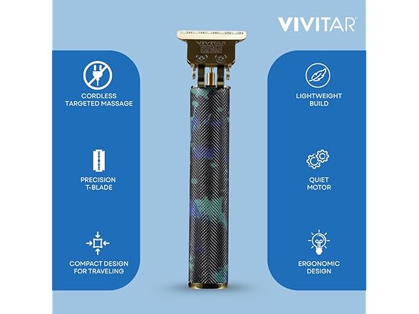 Vivitar - Cordless Hair Trimmer T-Blade,