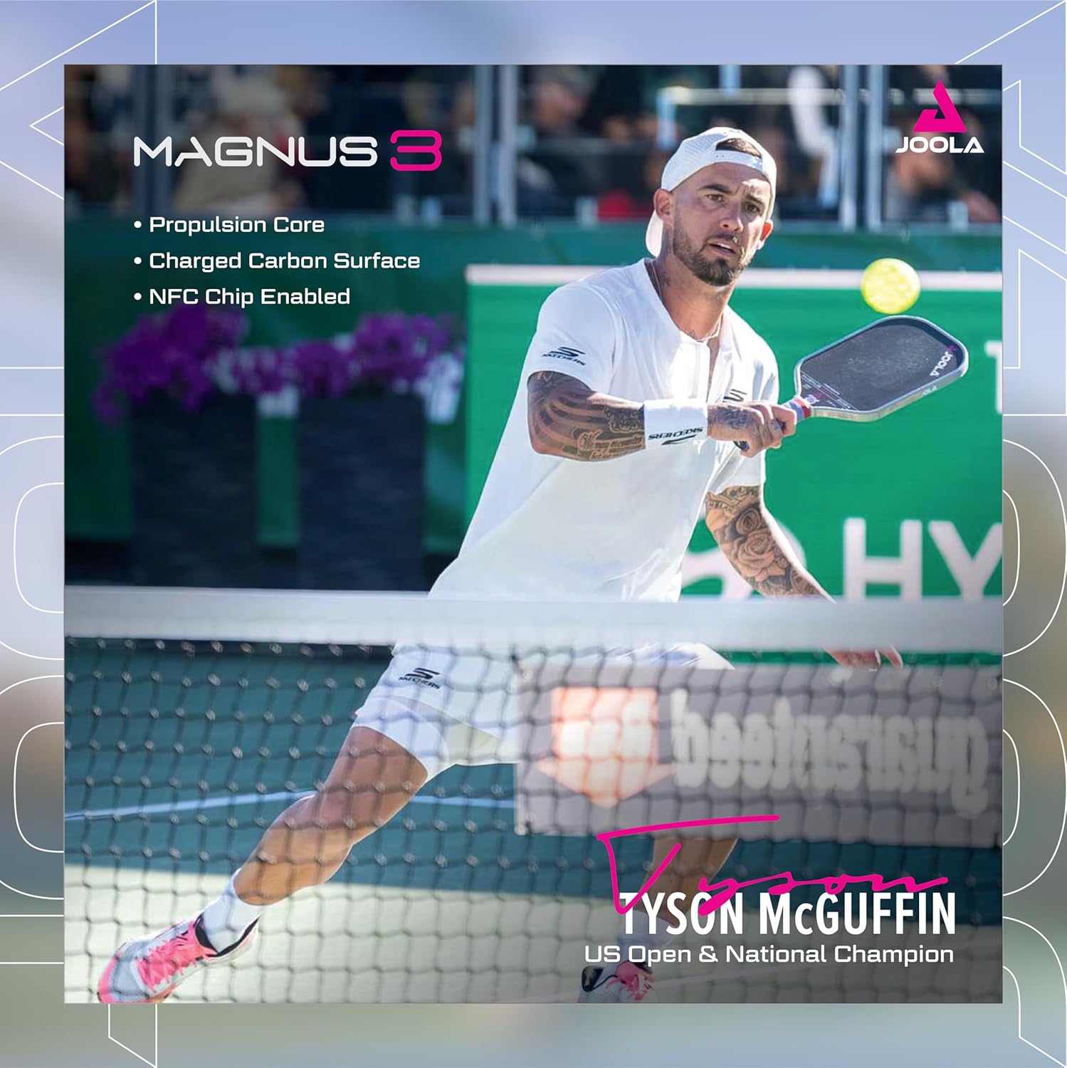 JOOLA Tyson McGuffin Magnus 3 14mm Pickleball Paddle - Gallery 7