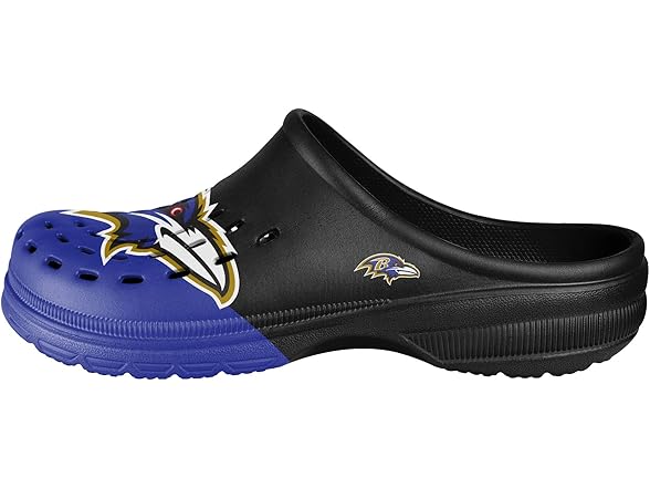 BALTIMORE RAVENS (9-10) Mens Colorblock Big Logo Clog