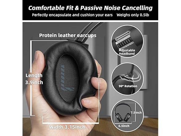 Tianfucen Wireless Headphones for TV