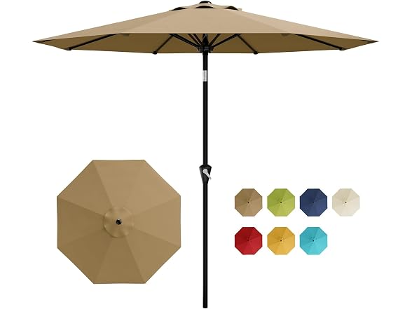 PrecisionAuto 10FT Outdoor Patio Umbrella