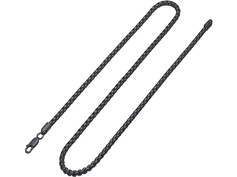 Stylish Unisex Black Necklace (2 Pack)